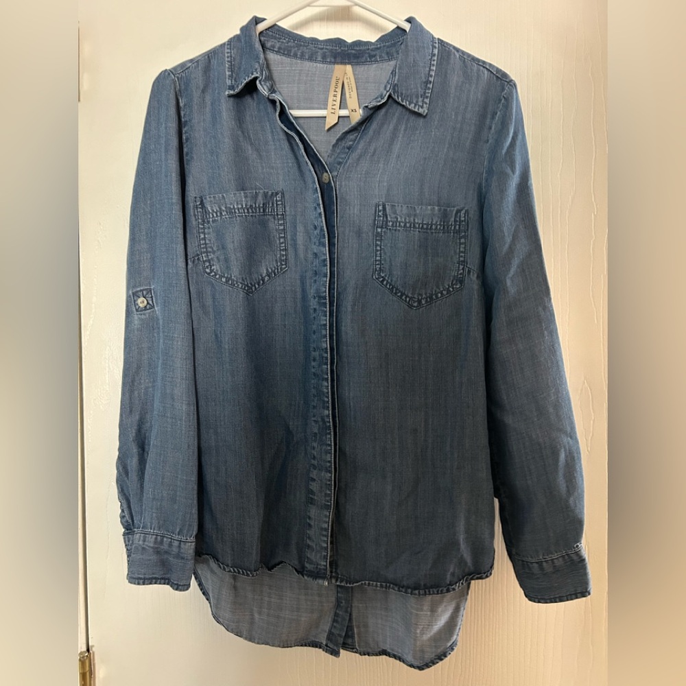 Women’s Blue Denim Shirt